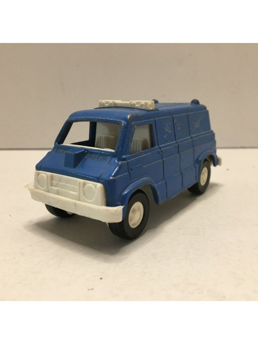 1975 Tootsie Toys Police Panel Van Blue Diecast 1297 Rescue